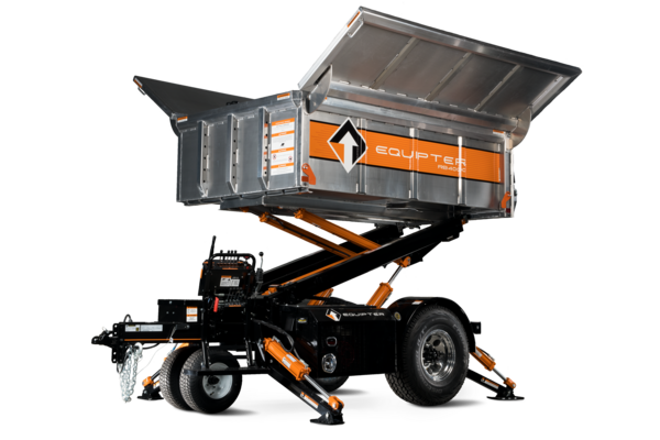 equipter rb 4000 roofing trailer